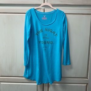 V.S. Sleepshirt Sz S turquoise